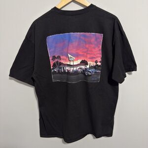 IN-N-Out Burger California Classic Car Diner T-Shirt Men's Size XL Black
